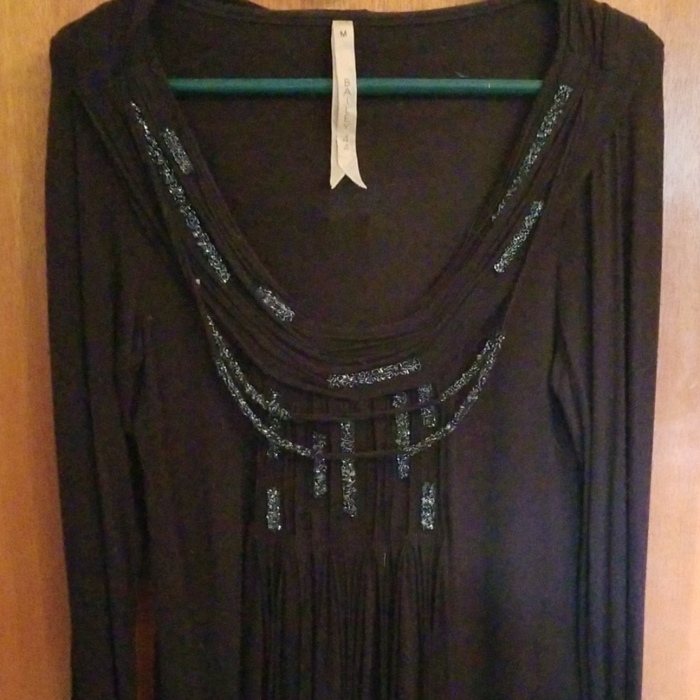 Black sparkley shirt